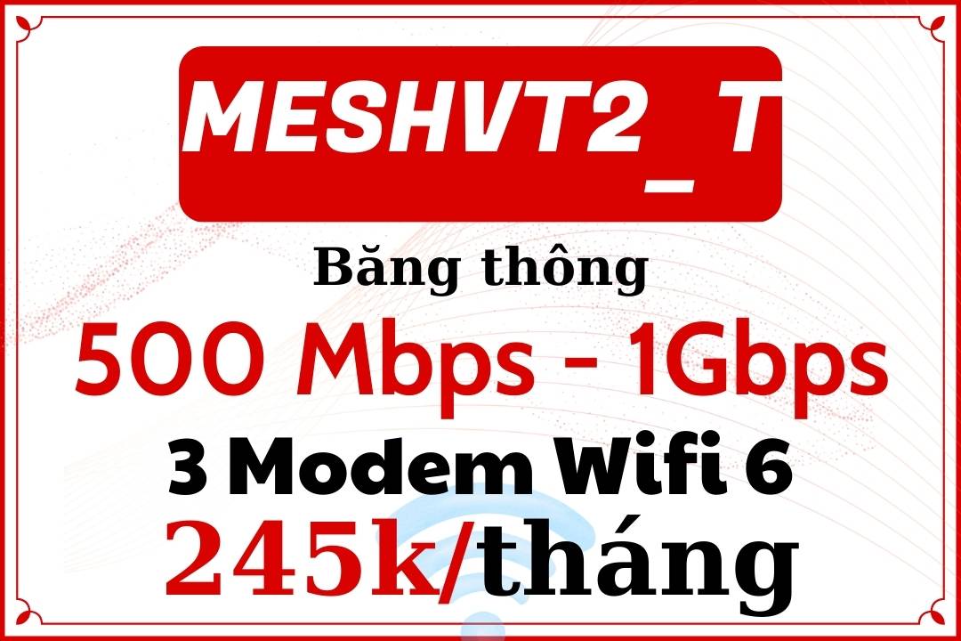 Gói internet Viettel MESHVT2_T