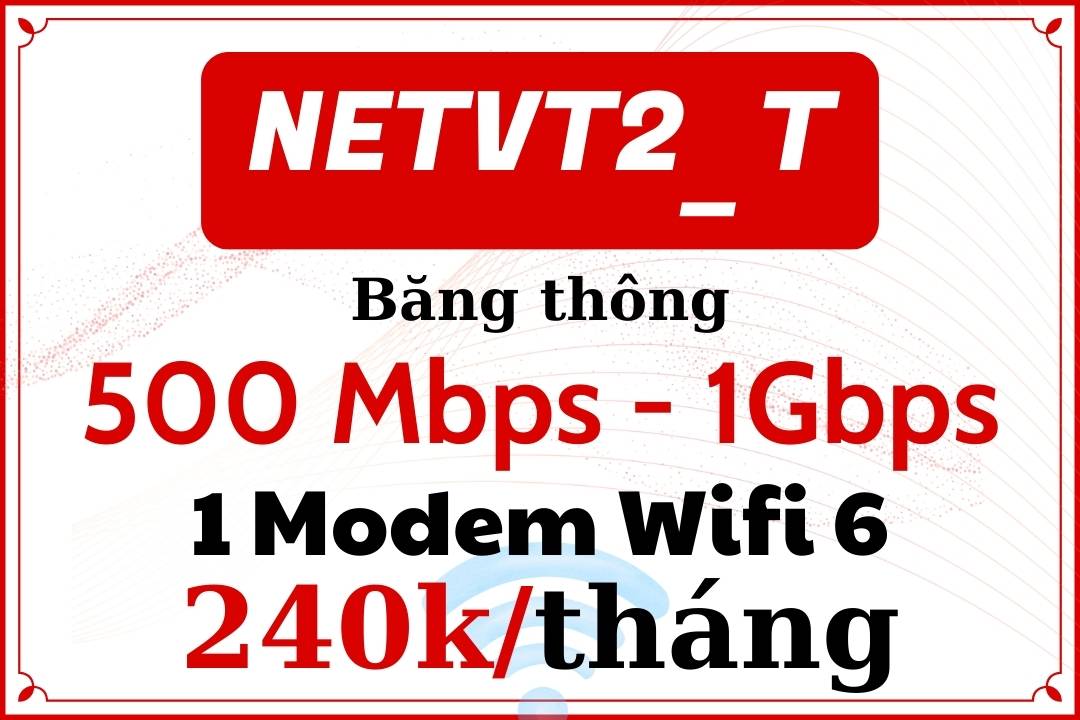 gói internet Viettel NETVT2_T